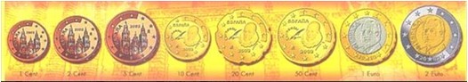 西班牙欧元硬币介绍