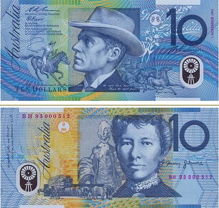 10澳元纸币介绍