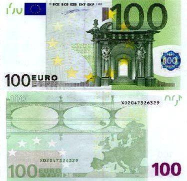 100欧元图片介绍