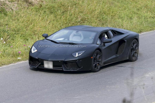 蘭博基尼 aventador roadster 原型車諜照曝光