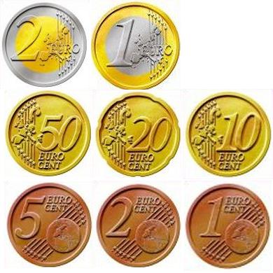 欧元的硬币介绍