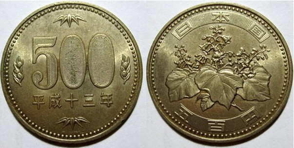 500日元硬币介绍