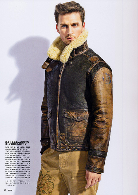 Ralph Lauren 日本《SENSE》男装大片