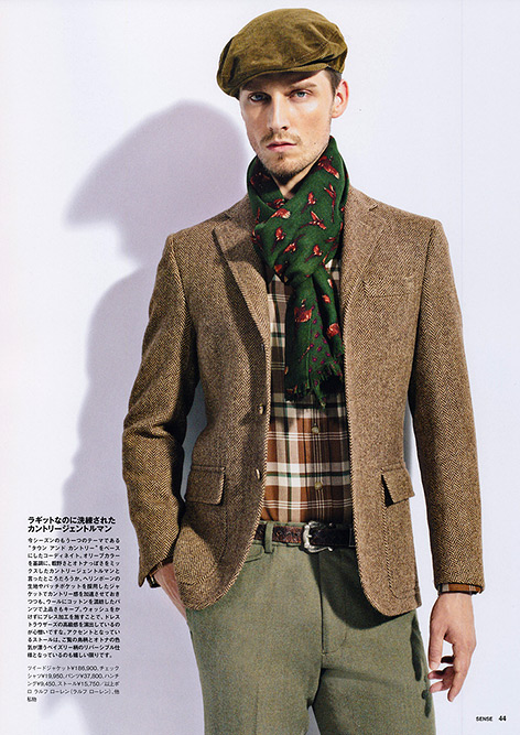 Ralph Lauren 日本《SENSE》男装大片