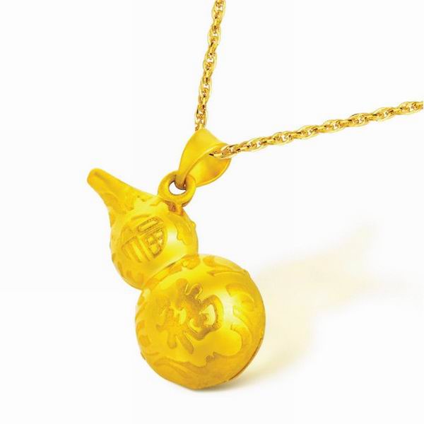 明牌珠宝999千足金开运转运葫芦项坠图片_珠宝图片