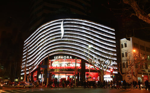 丝芙兰(sephora)中国最大旗舰店开幕
