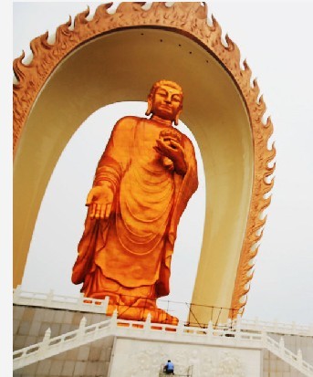 星子县世界最高阿弥陀佛像昨日正式落成 据悉资金都是社会募捐