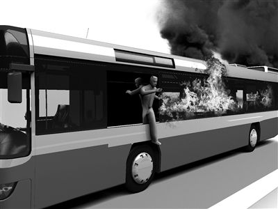 厦门公交首个逃生者:火人在座位一动不动