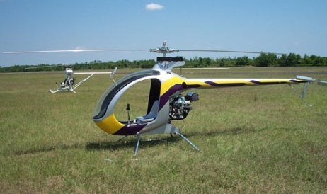最轻的一体结构载人飞机 加拿大蚊子直升机