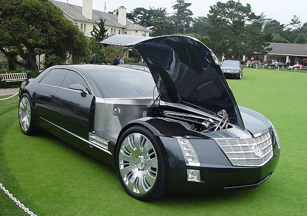 千匹凯迪拉克sixteen概念车启动引擎