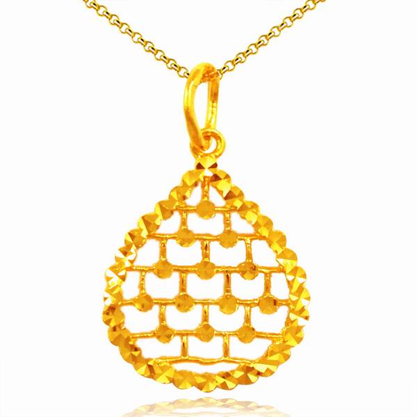 六福典雅珠宝999千足金吊坠图片_珠宝图片