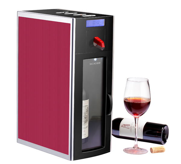 国内首款自动抽真空型“葡萄酒保鲜分酒机”成功面市