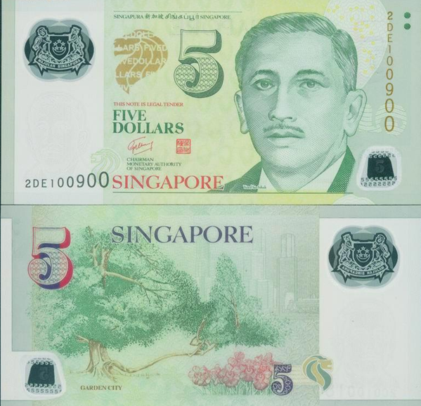 新加坡5元的简介