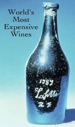 世界上最贵的酒：最贵的标准瓶装葡萄酒