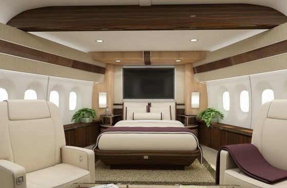波音747私人飞机内饰图片