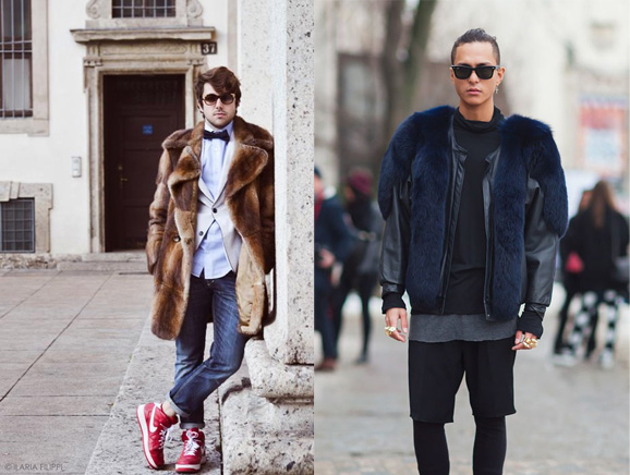 男士冬季皮草穿搭指南及保养常识介绍