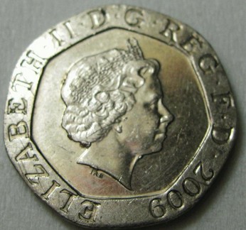 20便士英镑硬币介绍