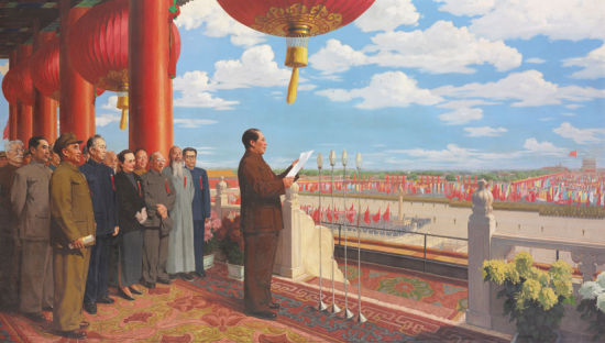 毛泽东书法与当代名家雕塑绘画展在国博开展