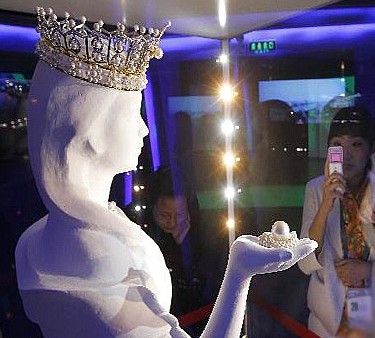 广西北海“南珠王”是中国最大海水珍珠