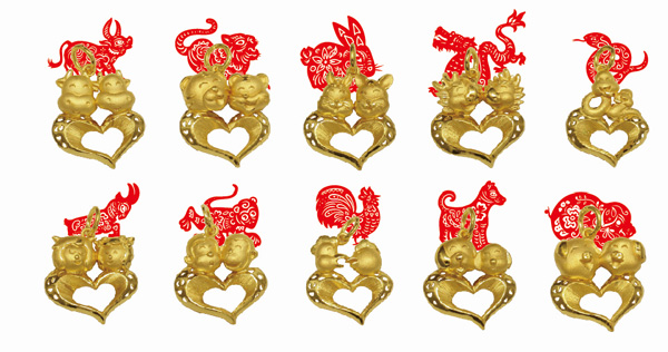 凯福珠宝推“爱在心中十二生肖吊坠”系列迎马年