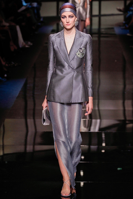 阿玛尼于巴黎发布 armani priv&eacute; 服装品牌2014春夏高级定制