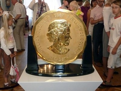 世界最大金币抵达慕尼黑 曾在维也纳艺术史博物馆展出