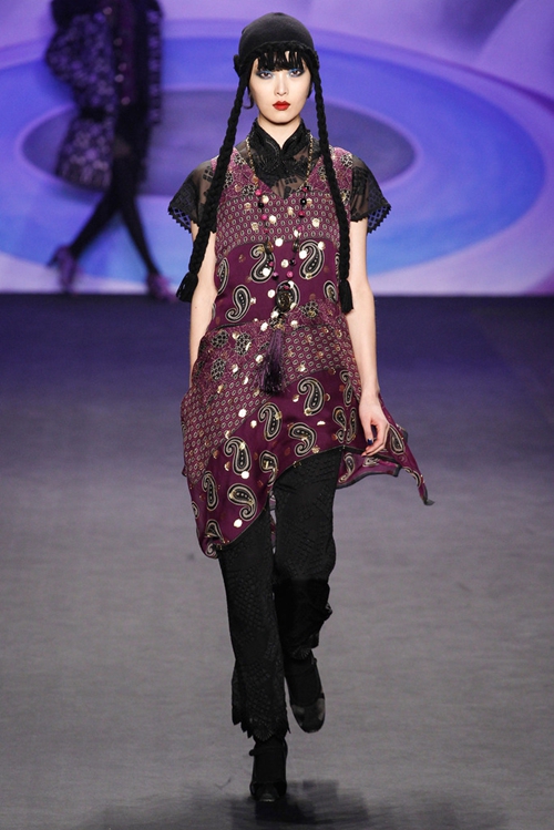 anna sui(安娜苏)2014秋冬系列纽约时装秀