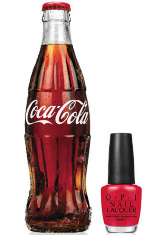 OPI与可口可乐合作 推出全新色系指甲油