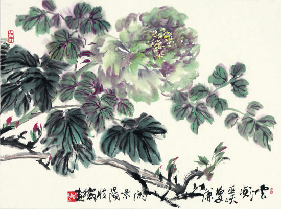 “山·花烂漫—— 刘伽郡、王平画展”在北京举行