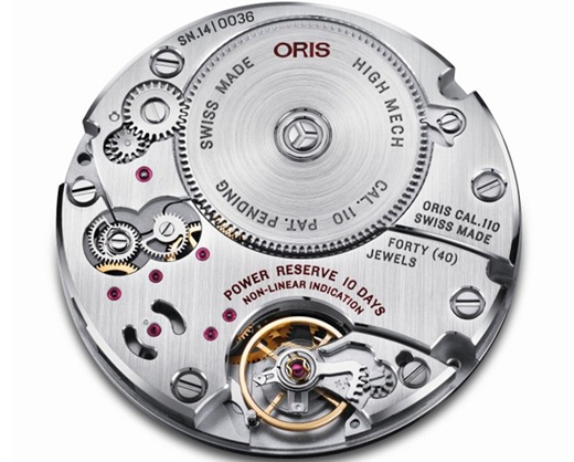 oris豪利时推出110周年10日动力储存机芯腕表