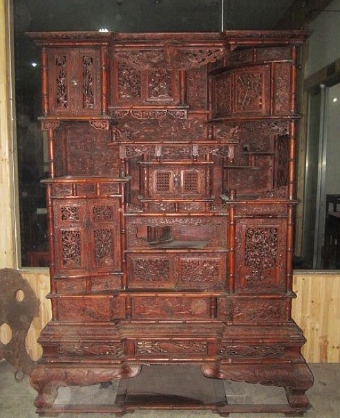 百宝阁老红木家具