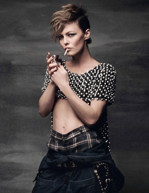 vanessa paradis 登《elle》法国版3月封面