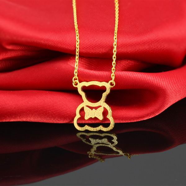 兆亮珠宝999千足金可爱熊吊坠图片_珠宝图片