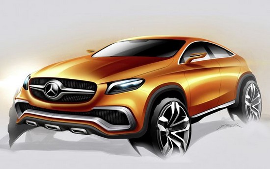 奔驰跨界概念suv 兼具越野和轿跑