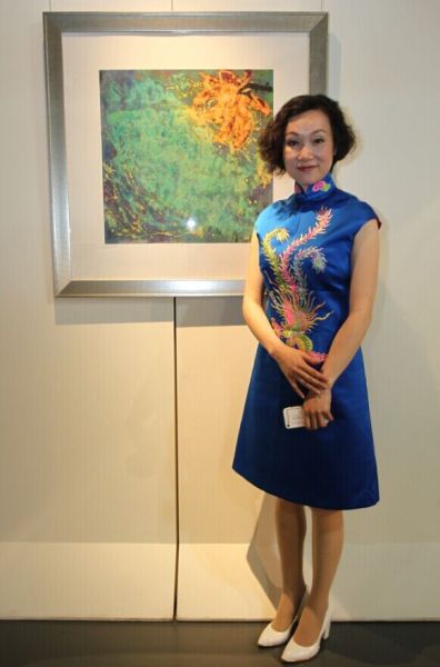 陈琴水墨瓷韵艺术展在北京拉开帷幕