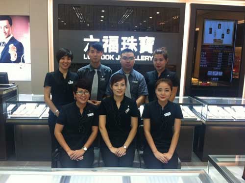 天津第25间六福专柜恒隆广场六福珠宝店盛大开业