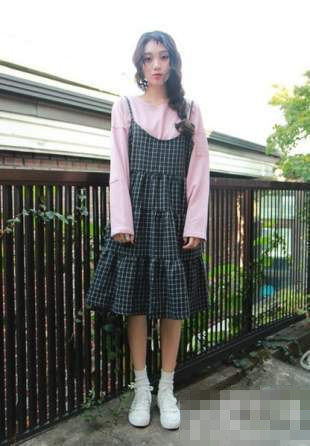 风衣背带裙_背带裙(3)