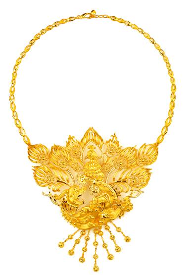 老鳳祥黃金項(xiàng)鏈圖片賞析