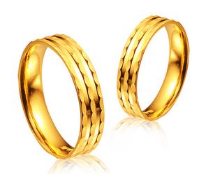 情侣黄金戒指一般选啥款式