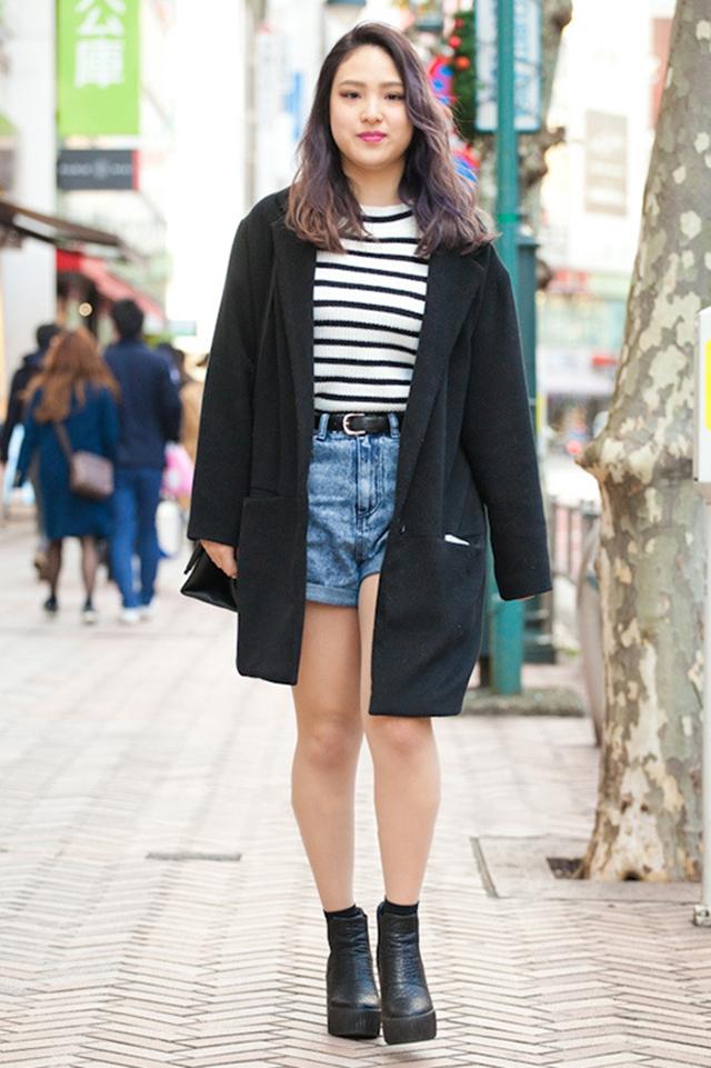 日系服装流行趋势 涉谷女孩的冬季穿搭特辑