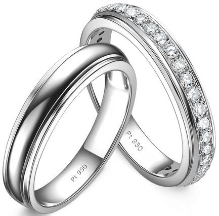 情侣白金戒指主要有啥款式
