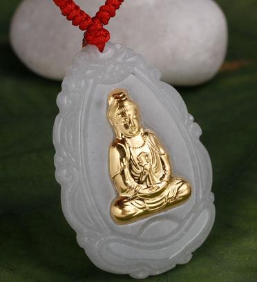 金鑲玉觀(guān)音圖片賞析