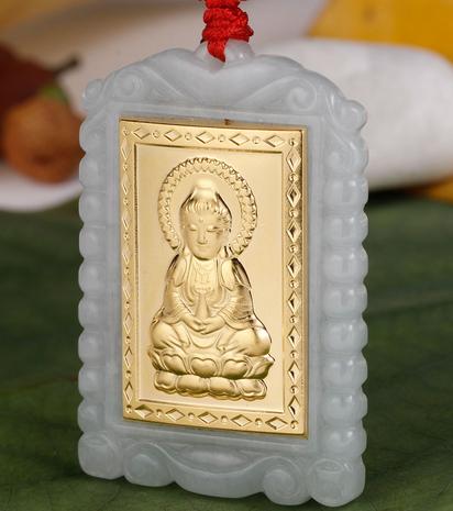 金鑲玉觀(guān)音圖片賞析