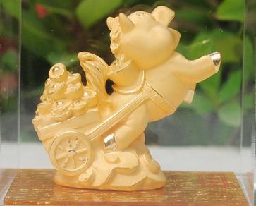 黃金生肖擺件的黃金含量怎么樣