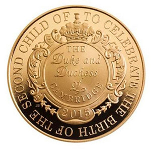 英国夏洛特公主诞生 铸币局将发行四枚金银币