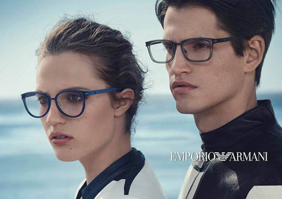 armani 2015夏季奢侈品眼镜系列广告大片