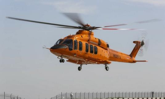 贝尔525无情私人直升机在德克萨斯首次试飞