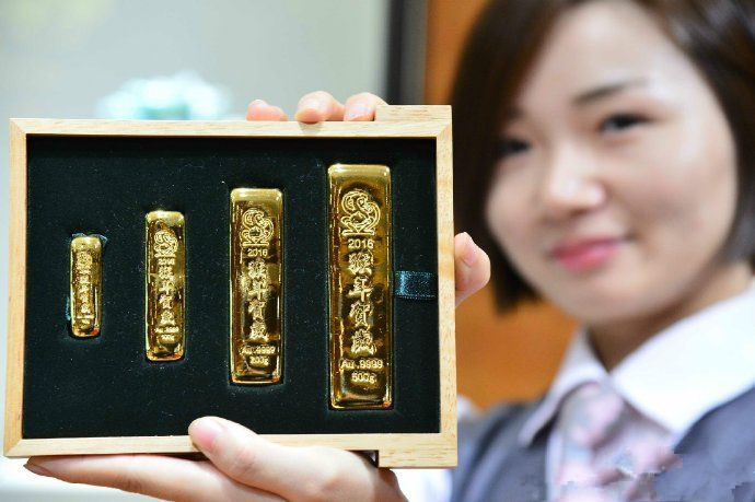 中国经济硬着陆猴年贺岁金条热卖