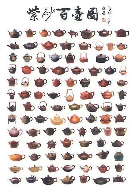 紫砂壶各种壶型名称图片