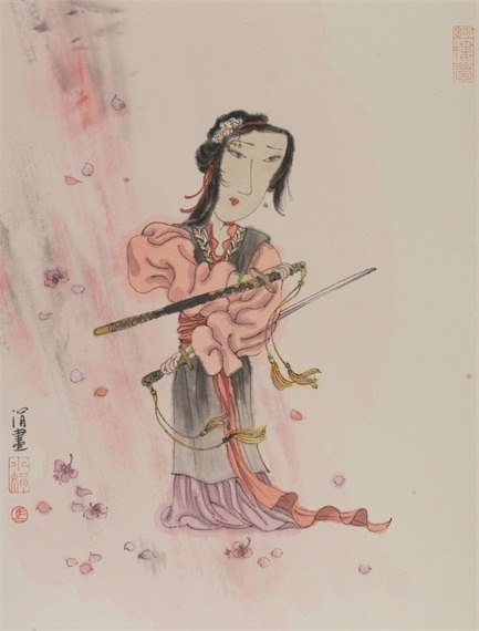 马小娟绘制《红楼梦》一百二十回目全集展-金投网 (手机金投网 m.cngo